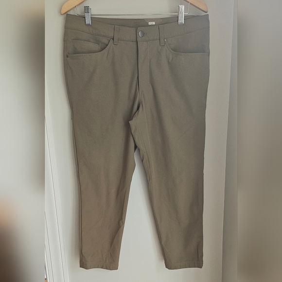 Lululemon Men's ABC Classic Fit 5 pockets utiliteck pants size 33 - Picture 5 of 11